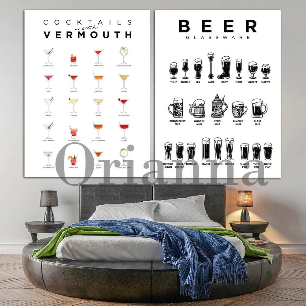 고급 맥주잔 와인 테이스팅 기본 가이드 인포그래픽 음식 - Taste Wine Beer Kitchen 리뷰 및 가격