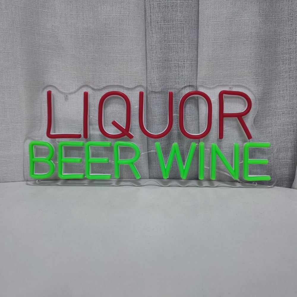 주류 맥주 와인 LED 네온사인 벽 장식, 5V 사업용 - Wine In Beer Store 리뷰 및 가격