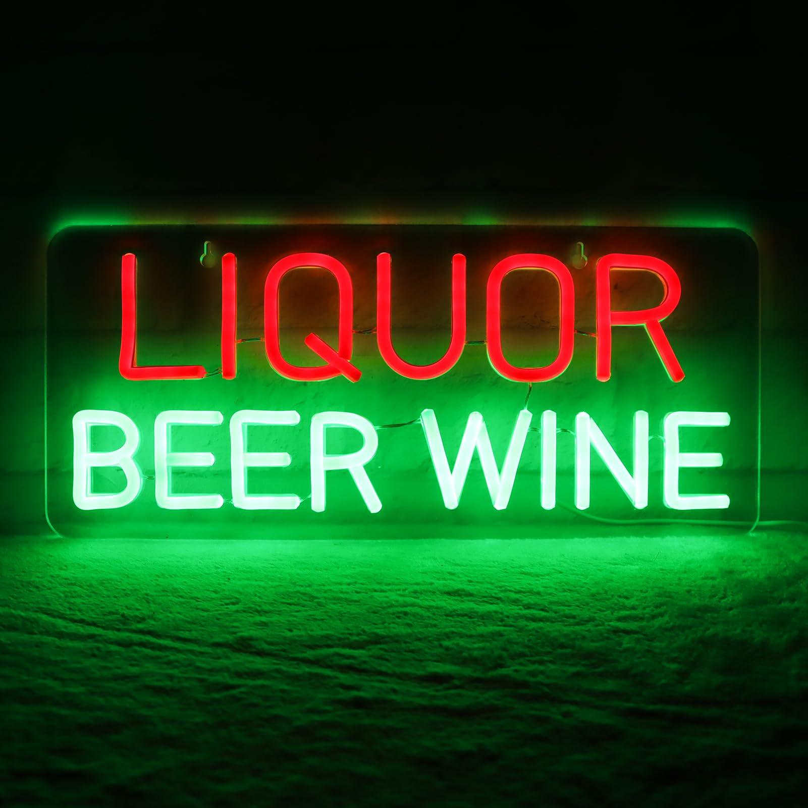 주류 맥주 와인 네온사인 벽 장식용 LED 사업체 간판 - Wine In Beer Store 리뷰 및 가격